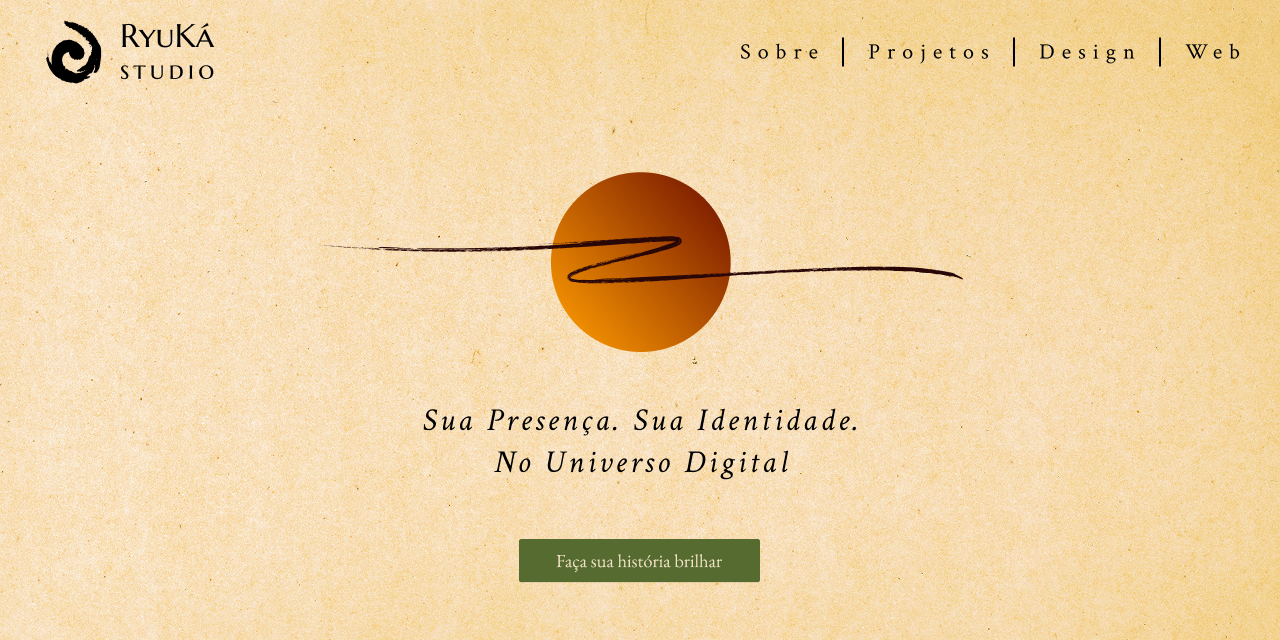 Galeria do projeto RyuKá Studio - estúdio de design e desenvolvimento web